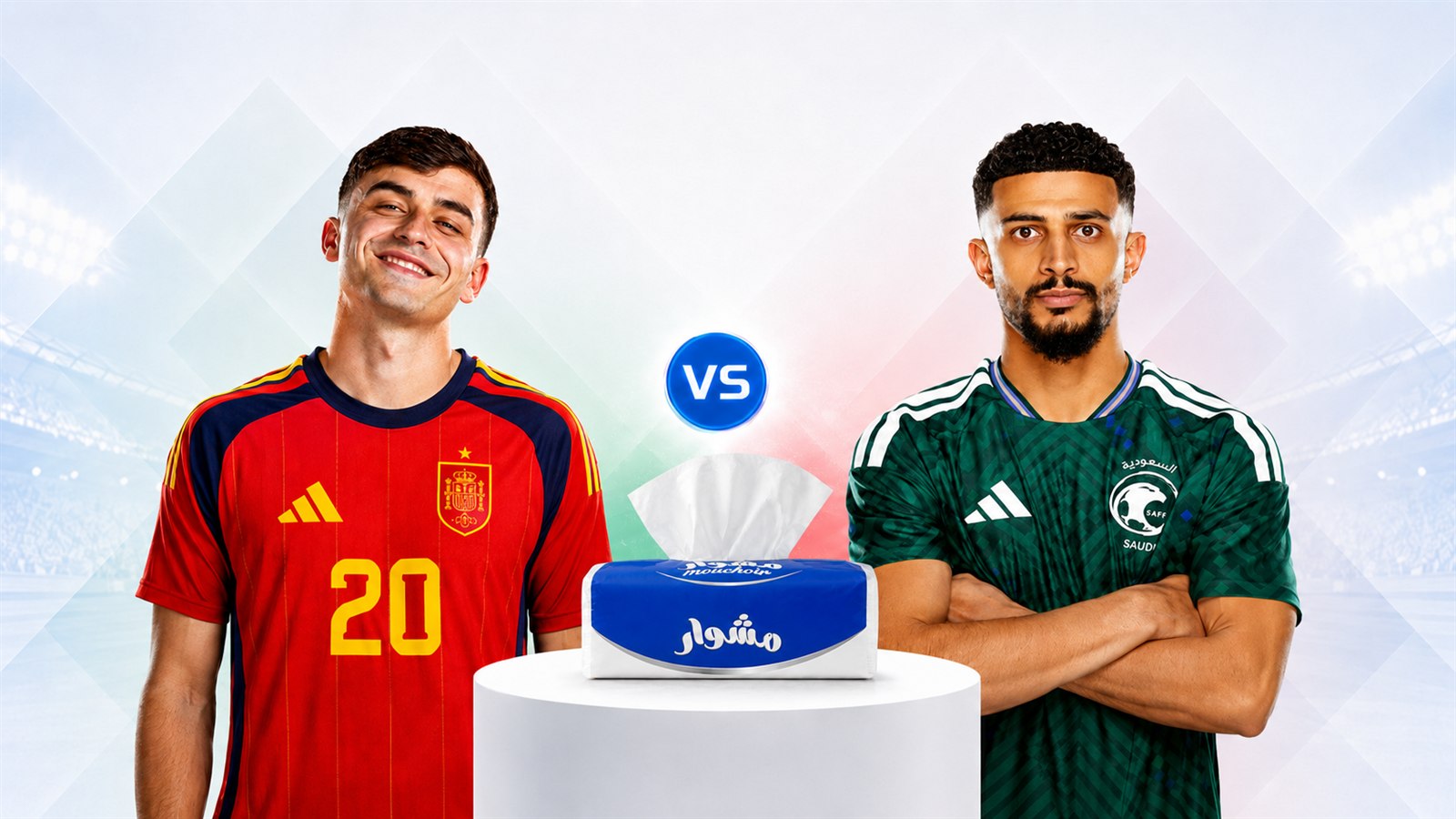 السعودية × إسبانيا — الجائزة علبة مشوار · Saudi Arabia vs Spain